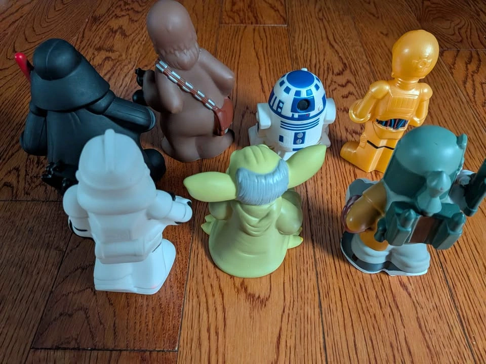 Disney Star Wars PVC Squeaky Figure Set (2008) - photo 2