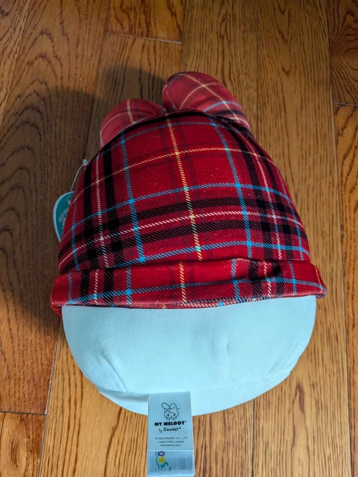 Squishmallows Hello Kitty and Friends My Melody Plaid Plush - photo 2