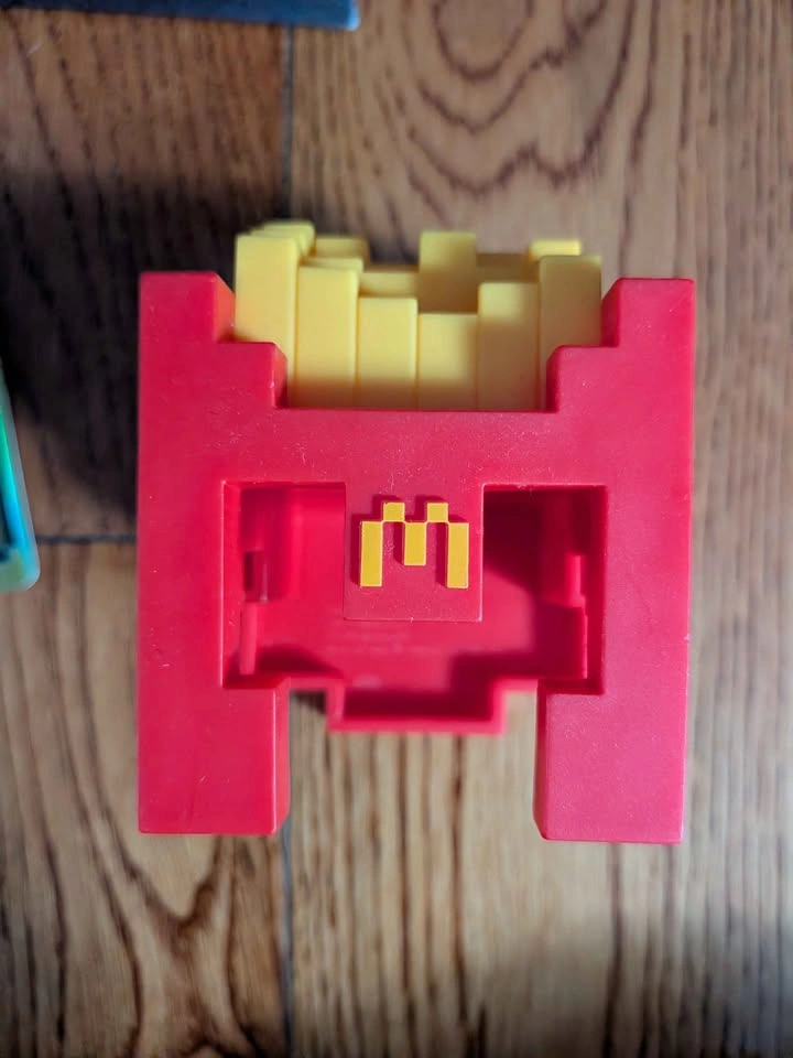 McDonald's Minecraft Happy Meal Toy - French Fries with Holograp - photo 2