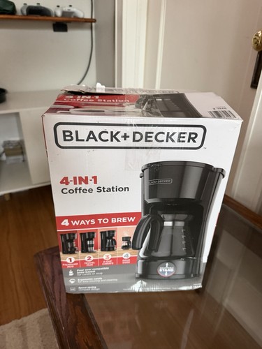 BLACK+DECKER 4-in-1 5-Cup Coffee Station Coffeemaker - Black