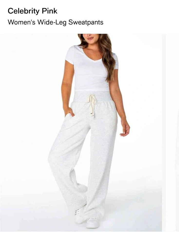 New Womens Pink Sweatpants