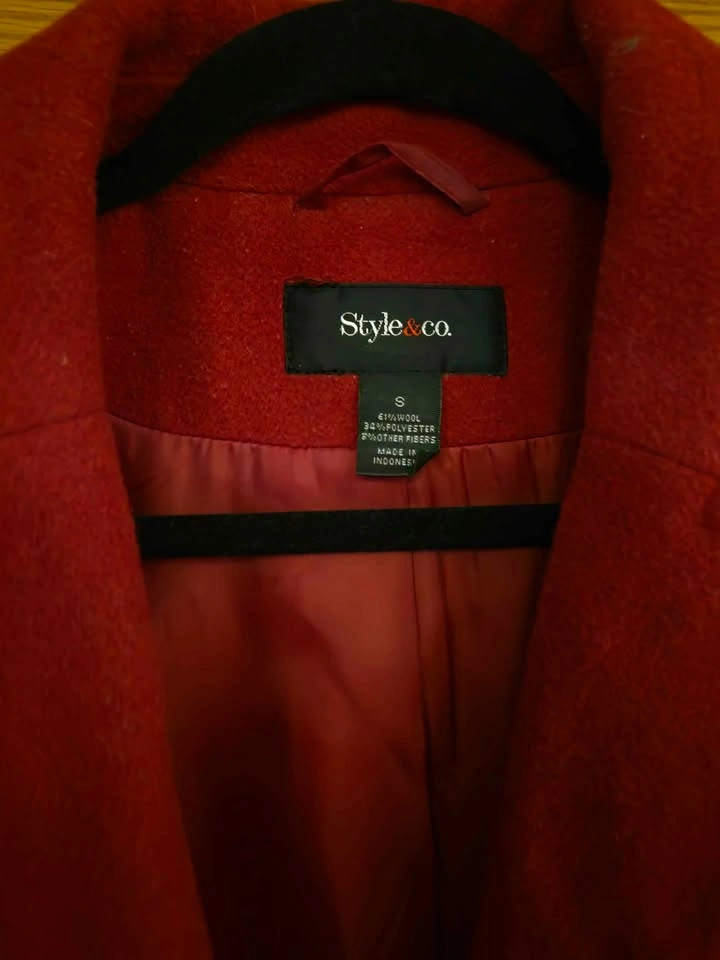 Women's Red Coat S - photo 2