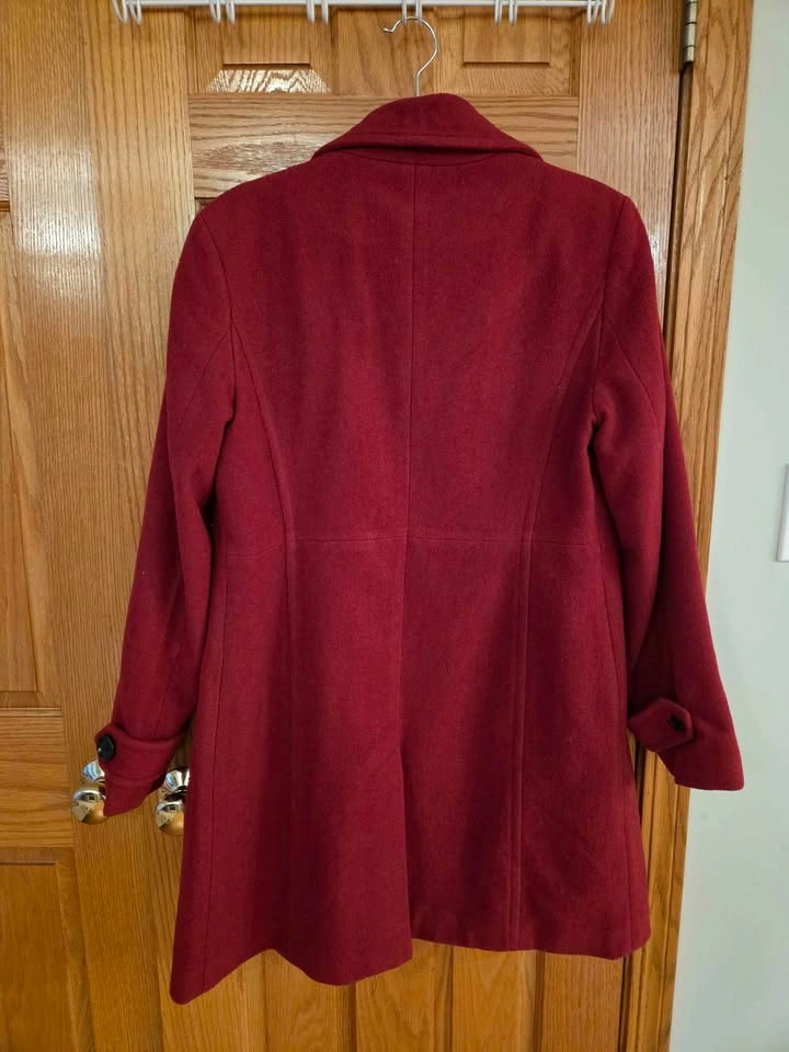 Women's Red Coat S - photo 3
