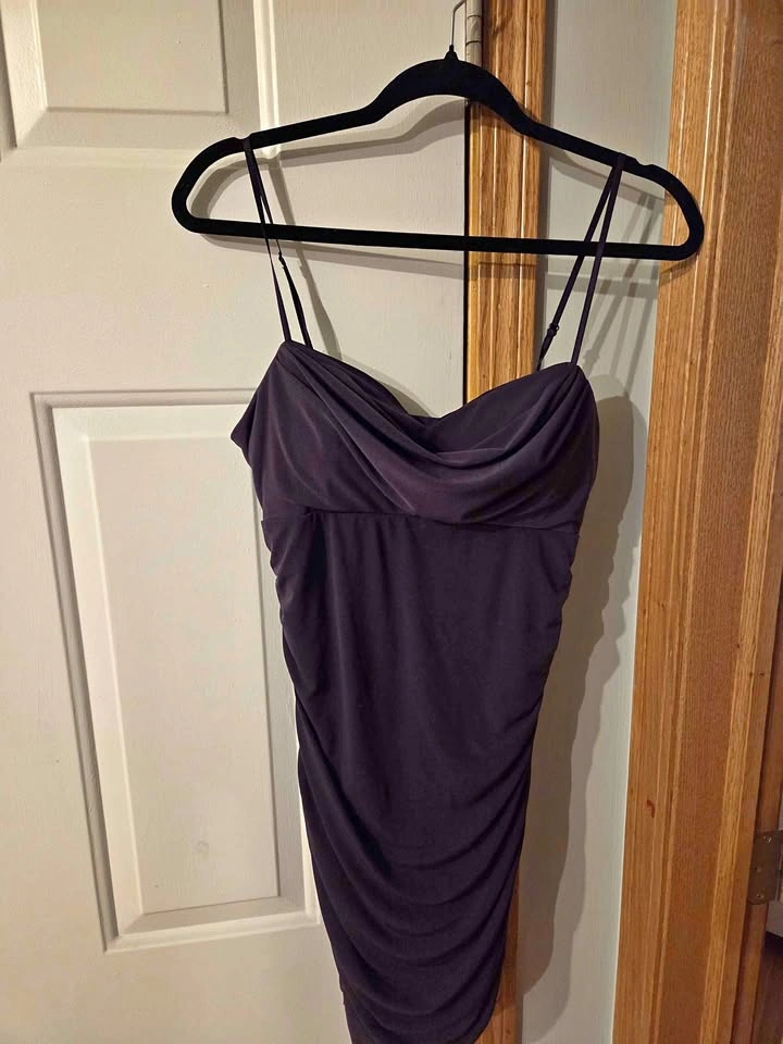 Strappy Purple Dress Medium