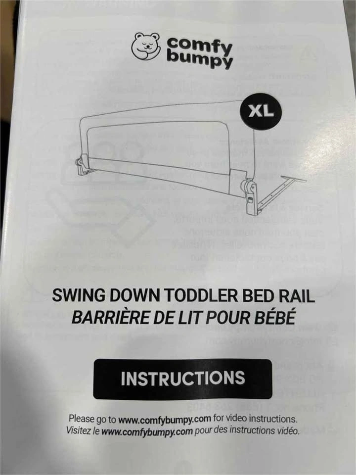 ComfyBumpy Swing Down Toddler Bed Rail XL - photo 2