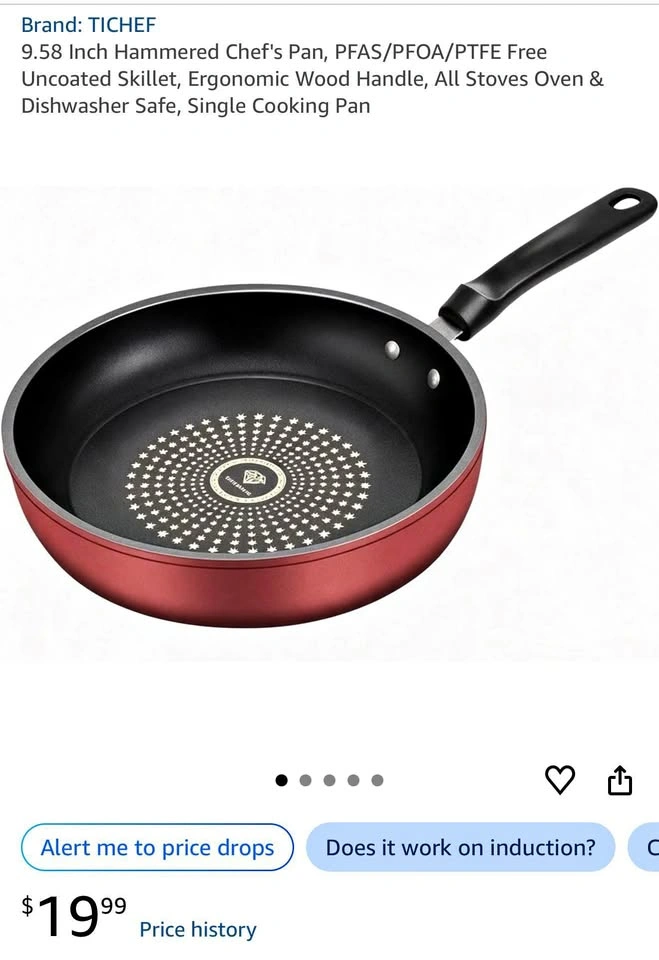 9.58” Hammered Chef's Pan
