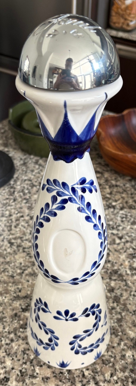 Casa Azul Tequila empty bottle
