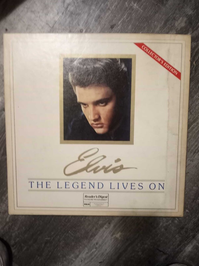 Elvis: The Legend Lives On Vinyl Record LP set