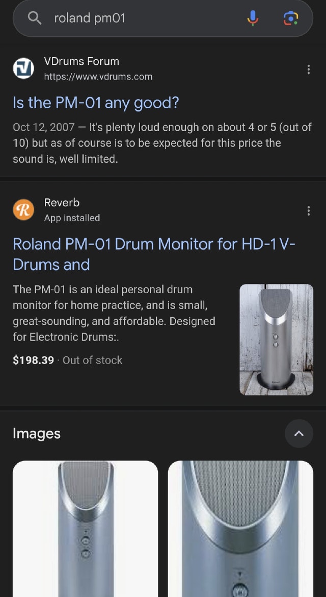 Roland electronic pm01 drum monitor/amp - photo 3
