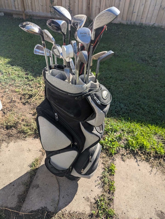 Golf bag and clubs set - photo 3