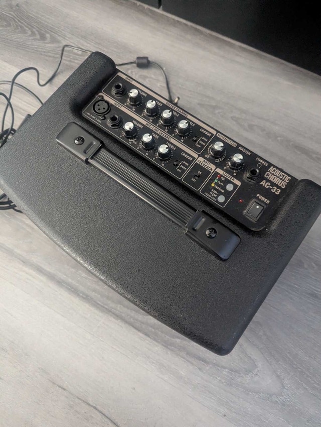 Roland AC-33 High End Acoustic Guitar Amp Portable PA - photo 4