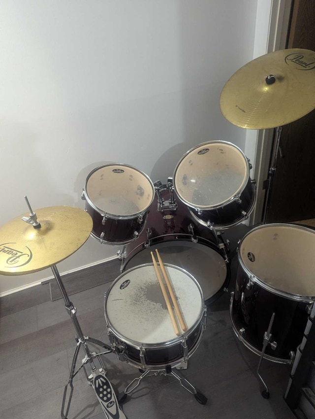 Pearl forum acoustic drum set - photo 3