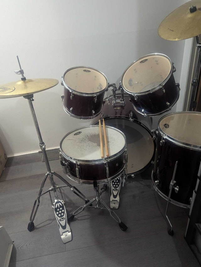 Pearl forum acoustic drum set - photo 4