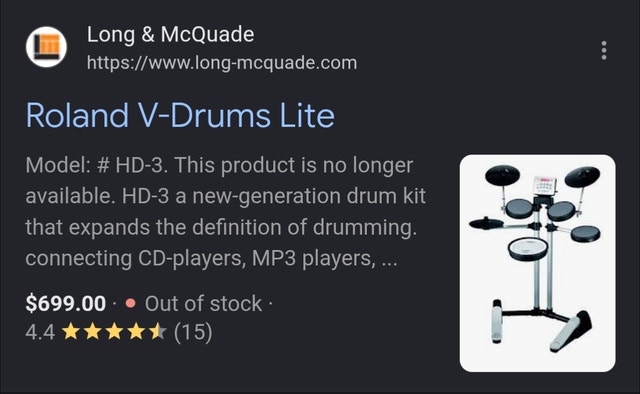 Roland Hd3 electronic drum kit - photo 4