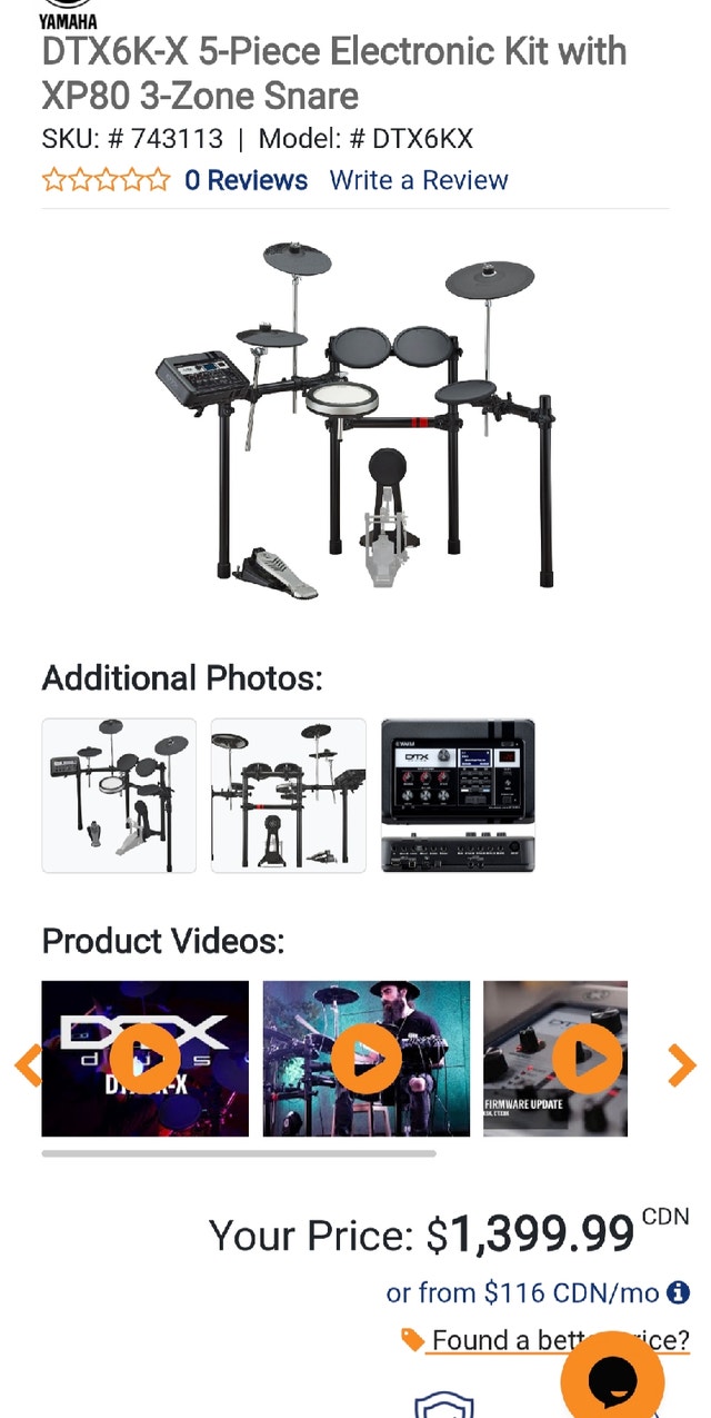 Yamaha DTX6K-X higher end electronic drum set - photo 5