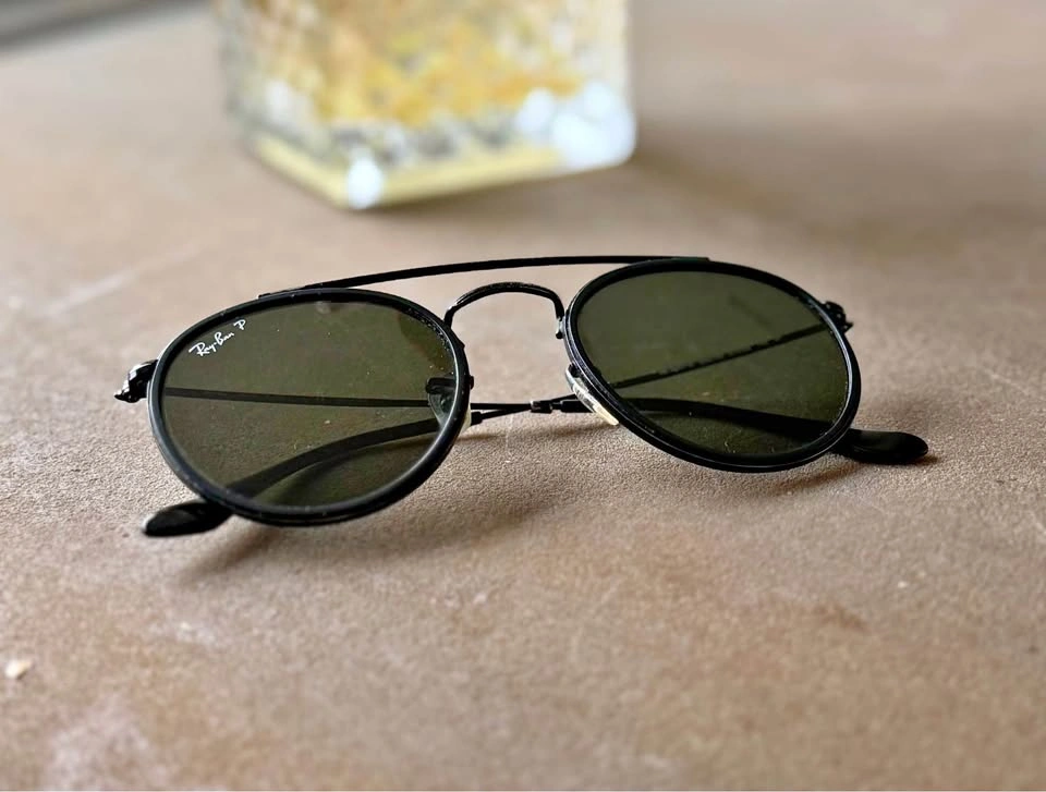 Ray-Ban Round Double Bridge Polarized Sunglasses