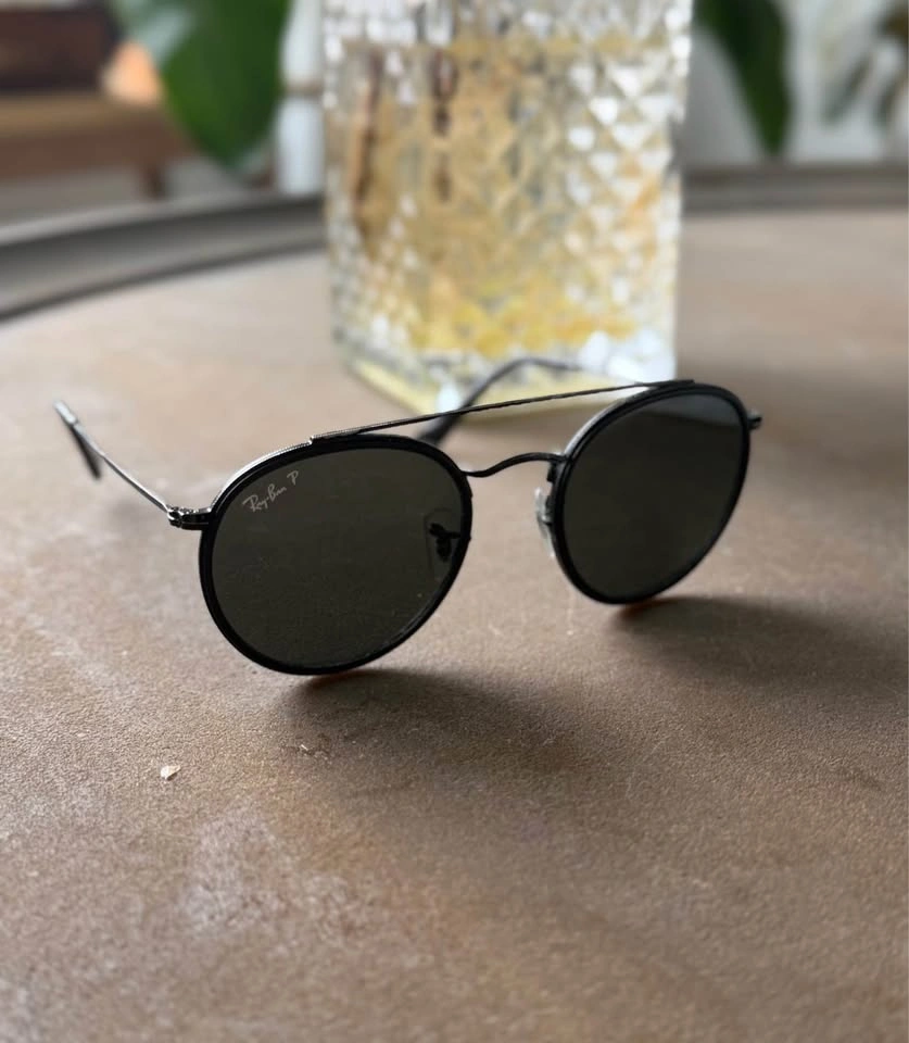 Ray-Ban Round Double Bridge Polarized Sunglasses - photo 2