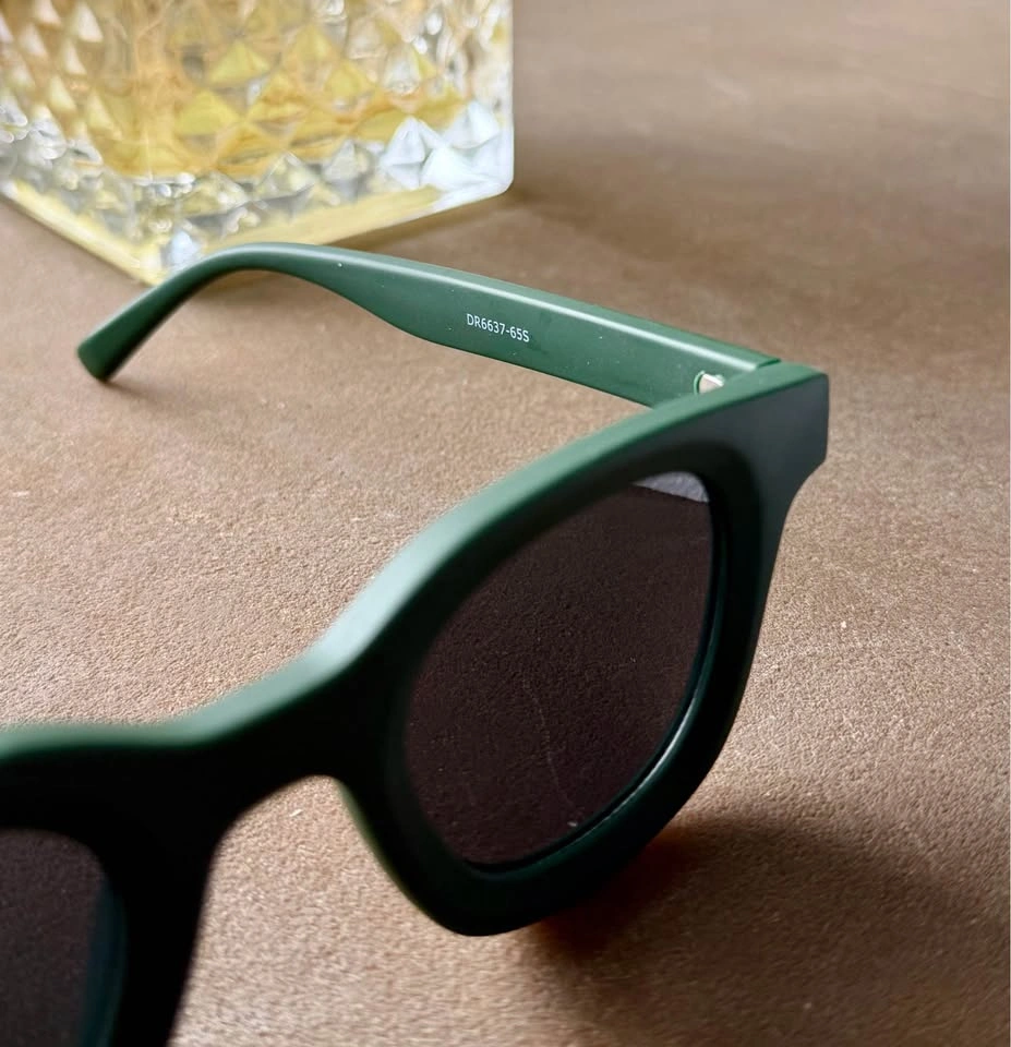 Matte Green Square Sunglasses - photo 3
