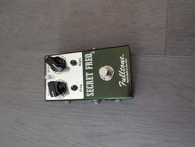 Fulltone Secret Freq overdrive/distortion guitar pedal