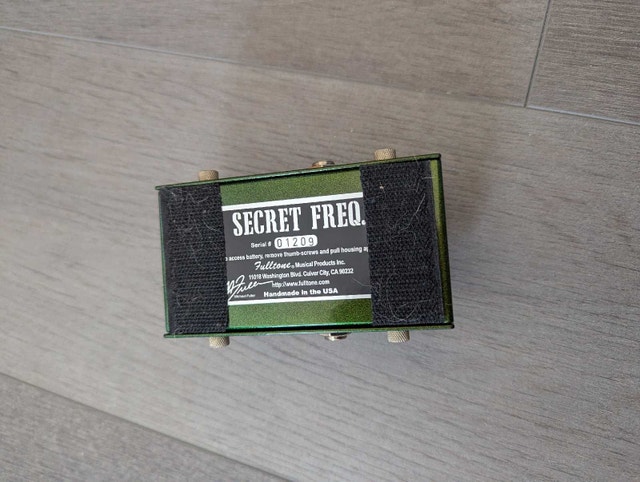 Fulltone Secret Freq overdrive/distortion guitar pedal - photo 2