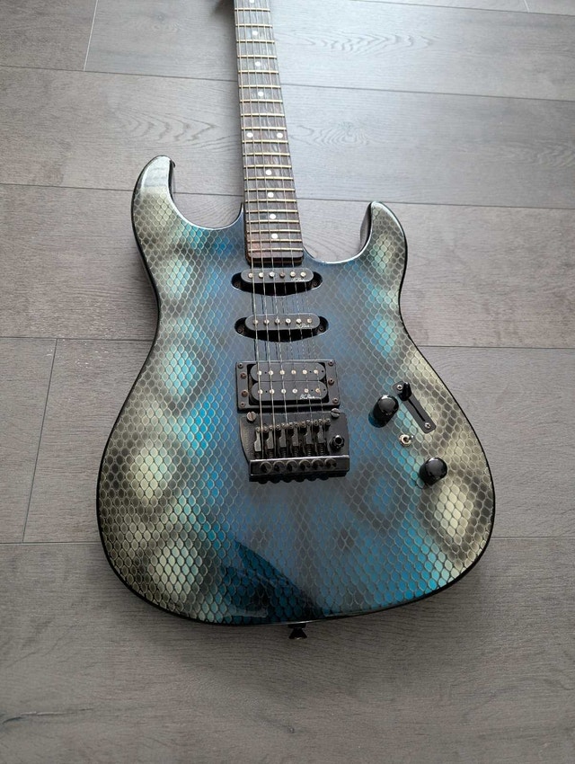 Rare BC Rich Platinum Series ST3 Snakeskin Guitar - photo 3