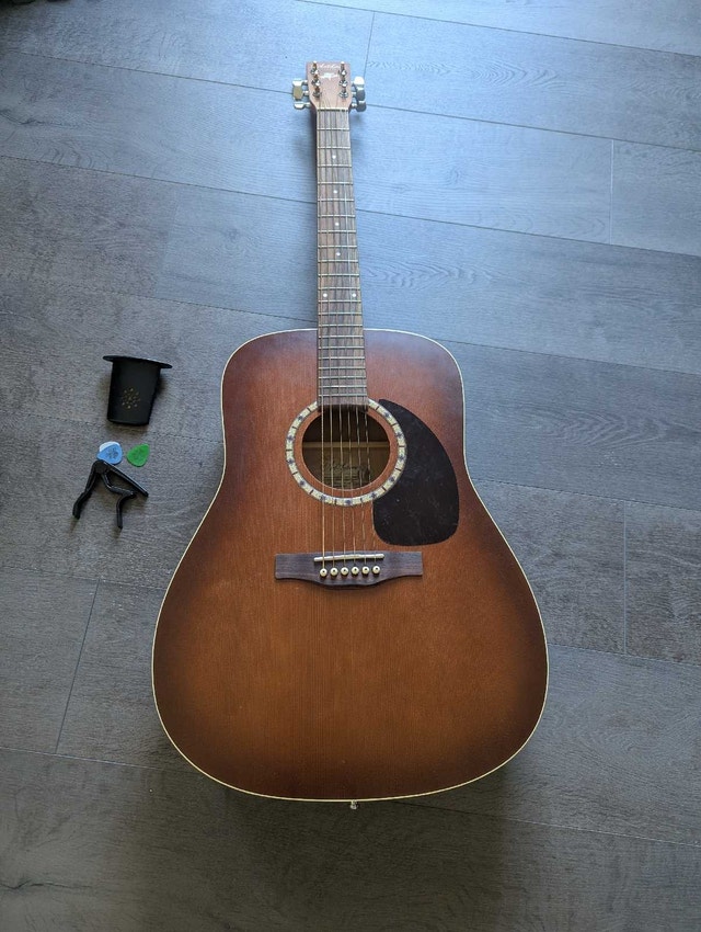 Art and Lutherie Canadian made acoustic cedar model guitar - photo 2