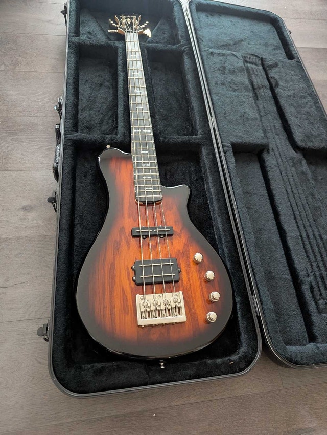 Hagstrom Beluga III bass guitar and hard case - photo 2