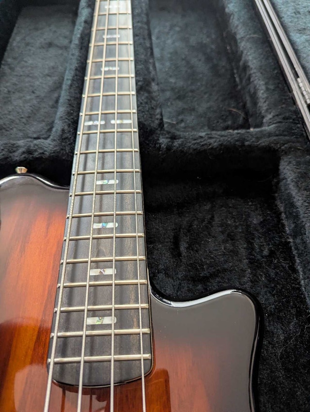 Hagstrom Beluga III bass guitar and hard case - photo 3