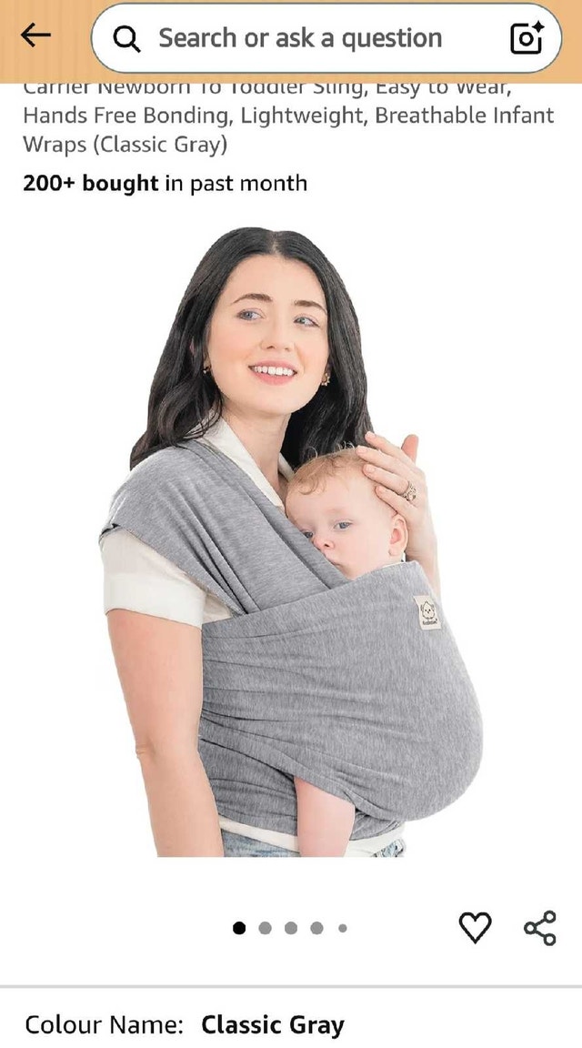 MomCozy baby wrap (NEW)