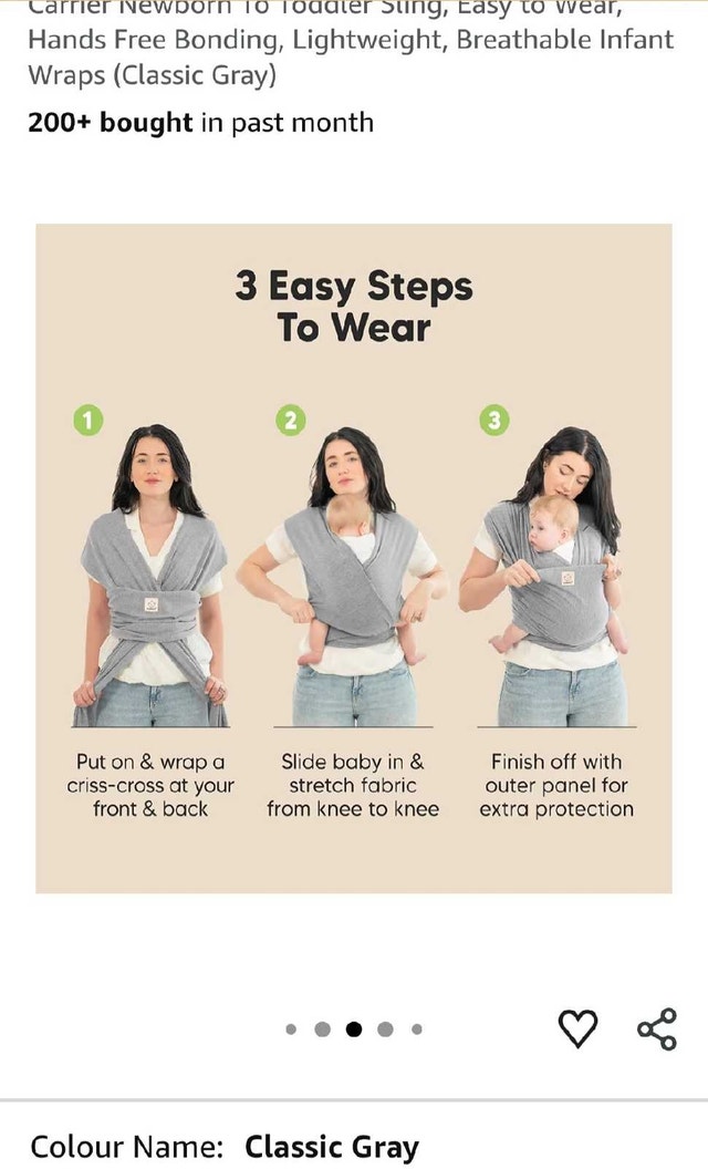 MomCozy baby wrap (NEW) - photo 5