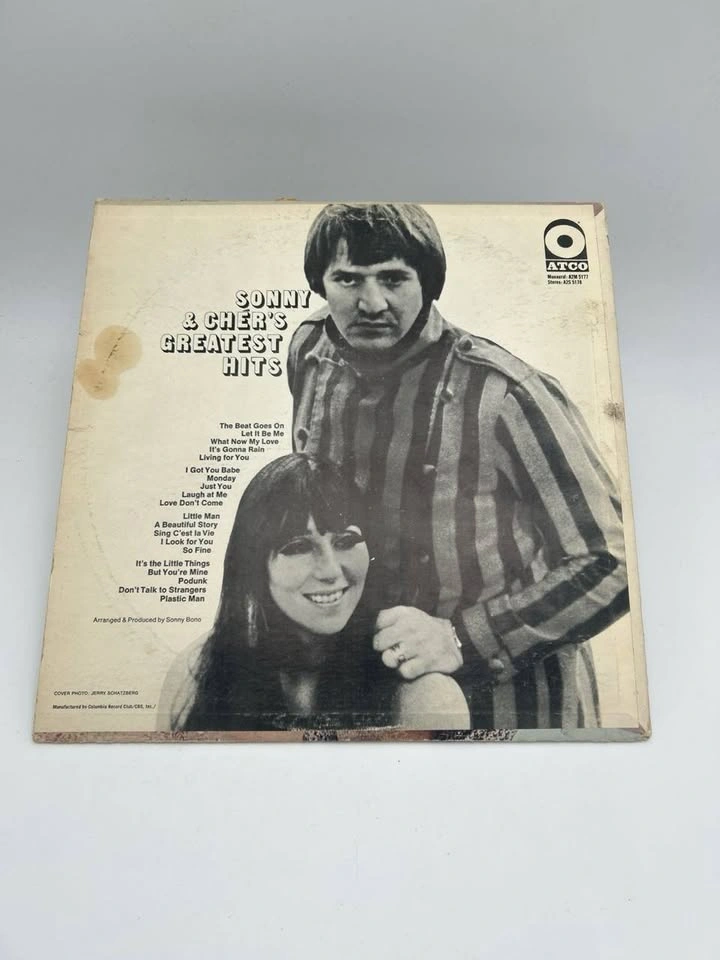 Sonny & Cher Greatest Hits 2 LP Vinyl 1967 Canada ATCO - photo 2