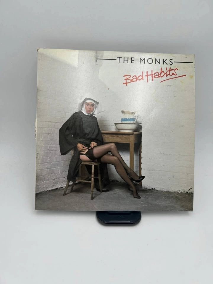 The Monks - Bad Habits Vinyl Record LP (1979) - Power Pop / Punk