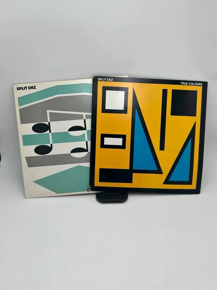 Split Enz 2 Vinyl LP Lot - True Colours & Waiata