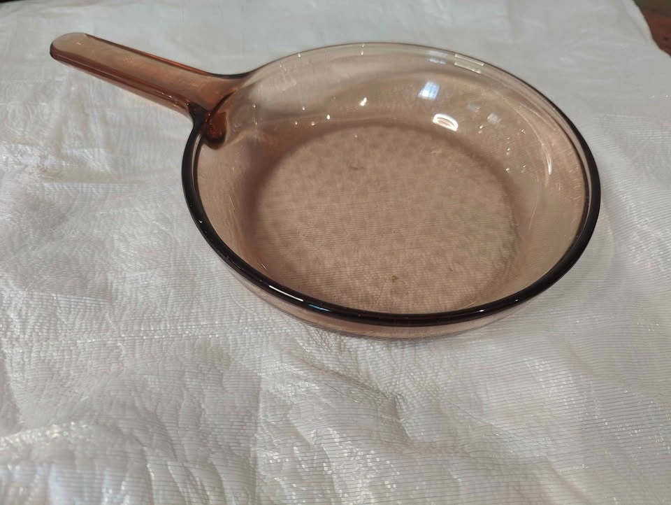 Corning Visions Skillet Frying Pan Amber Waffle Bottom 7 inch - photo 2