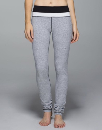 Lululemon Skinny Groove Crop Leggings Herringbone Size 4