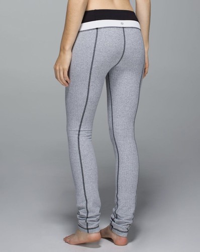Lululemon Skinny Groove Crop Leggings Herringbone Size 4 - photo 2
