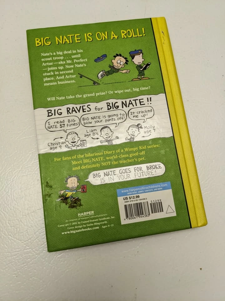 Big Nate: On a Roll (hard cover), book by Lincoln Peirce - photo 2