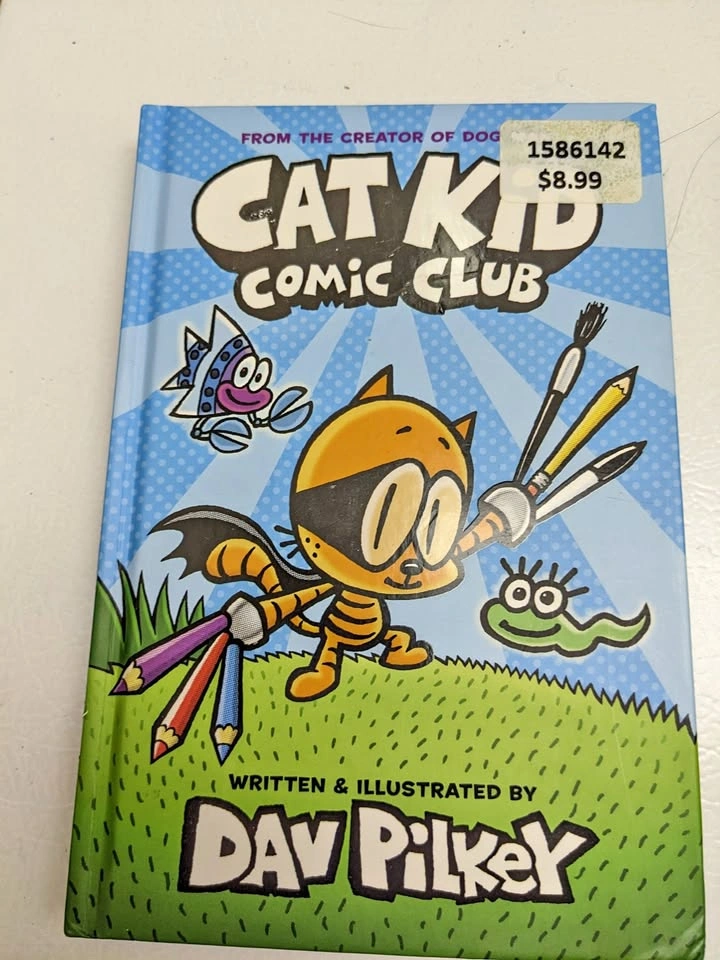 Cat Kid Comic Club, book by Dav Pilkey