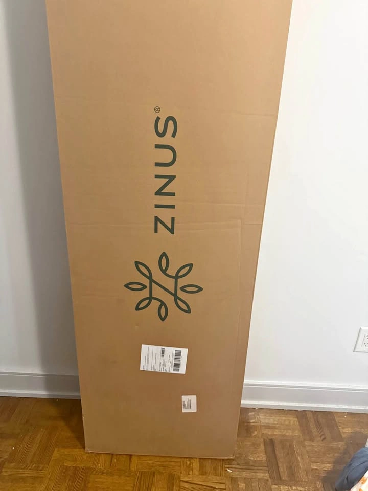Sealed Brand New Queen Dachelle Upholstered Platform Bed Frame