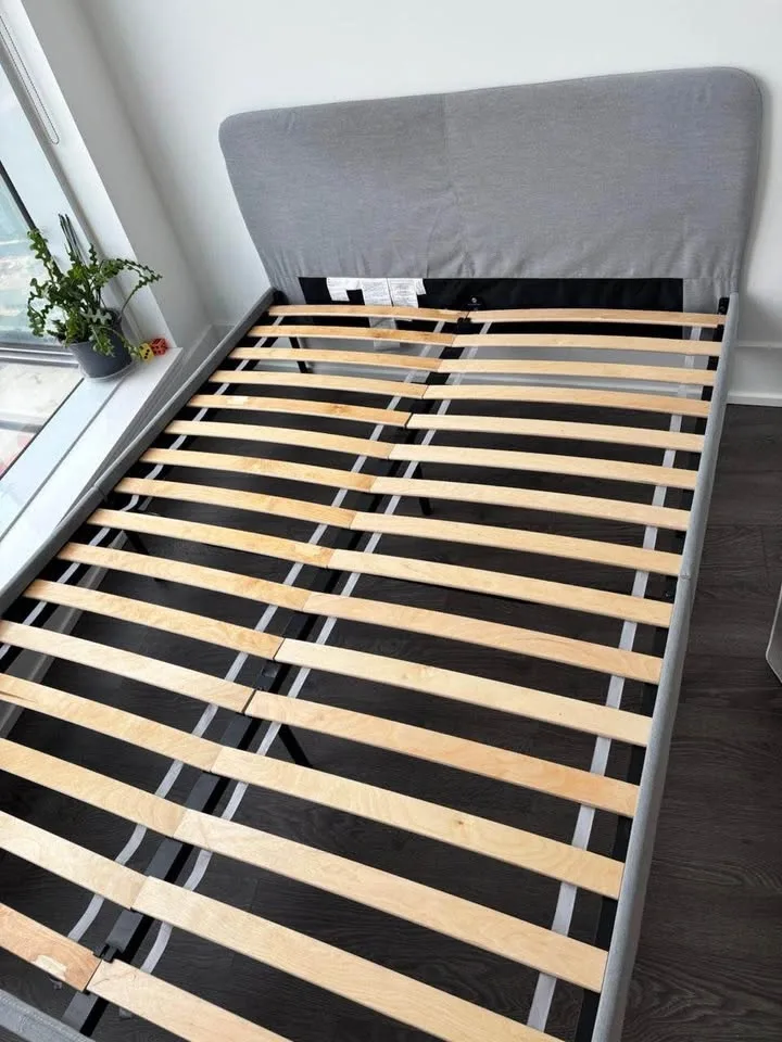 IKEA Slattum Upholstered Full Bed Frame - photo 2