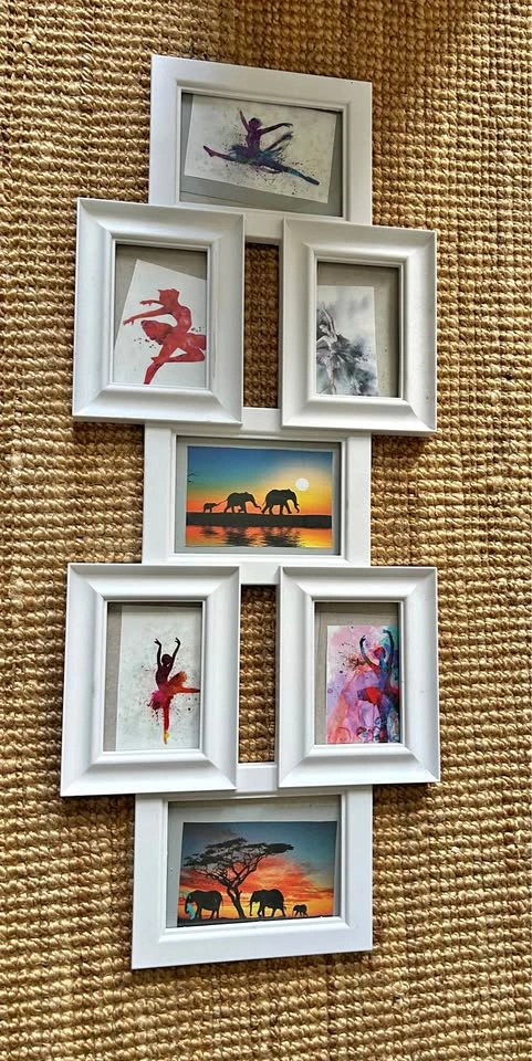 White 7-Opening Multi-Photo Collage Frame