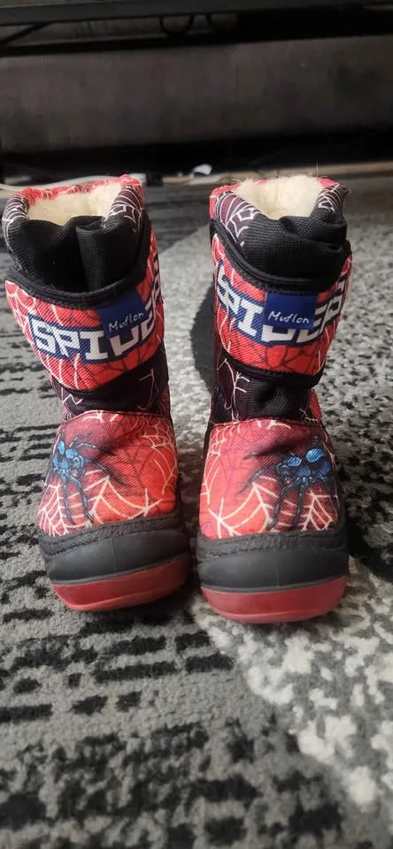 Muflon Toddler Spiderman Winter Boots, Size 6 image indicator(2)