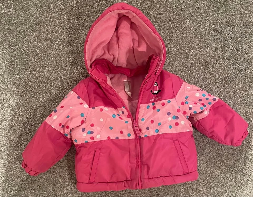 Carters winter coat, toddler size 24 months, excellent condition