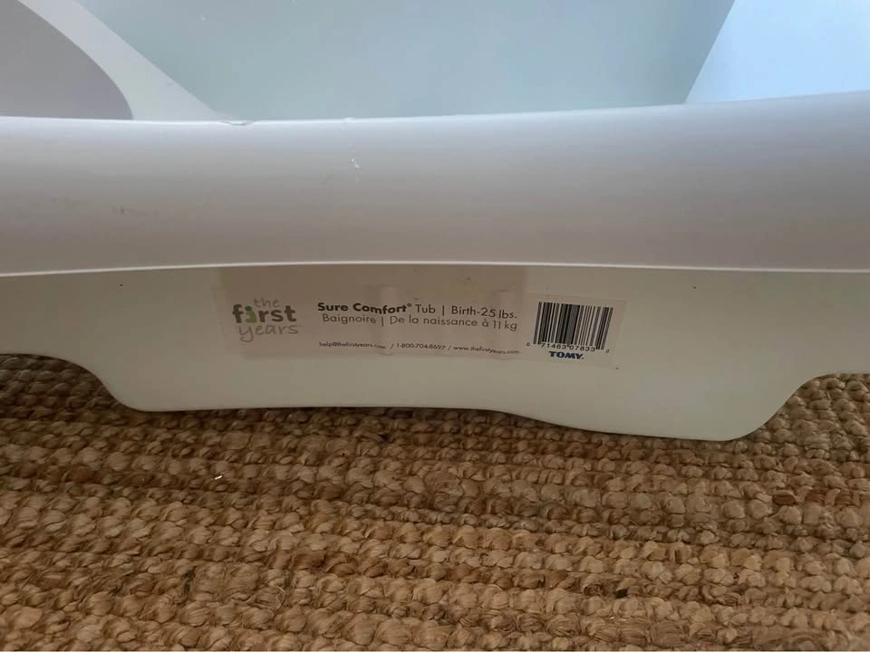 The First Years Sure Comfort Baby Bath Tub - photo 3
