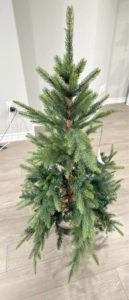 Pre-Lit Potted Artificial Christmas Tree - photo 2