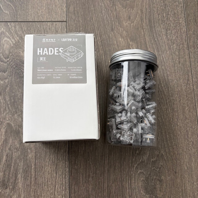 Lofree Kailh Hades Silent Linear Low Profile Switches