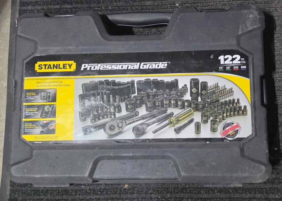 🔧 STANLEY PROFESSIONAL GRADE 122-Piece Socket Set - photo 3