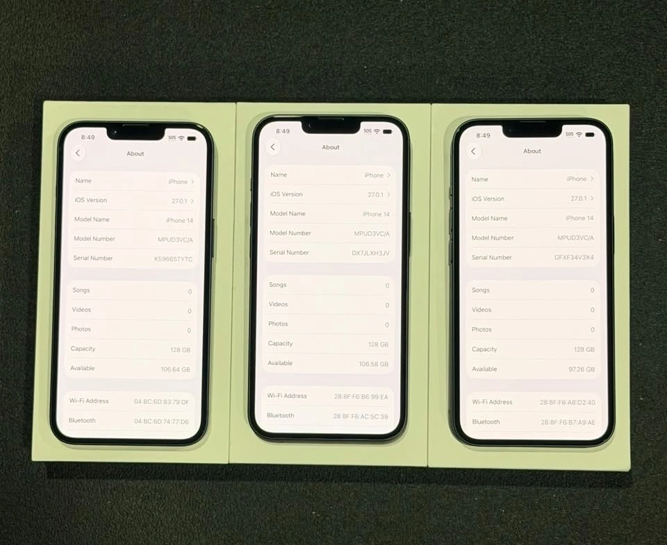 Three New, Unused Apple iPhone 14's - Please Read! - photo 4