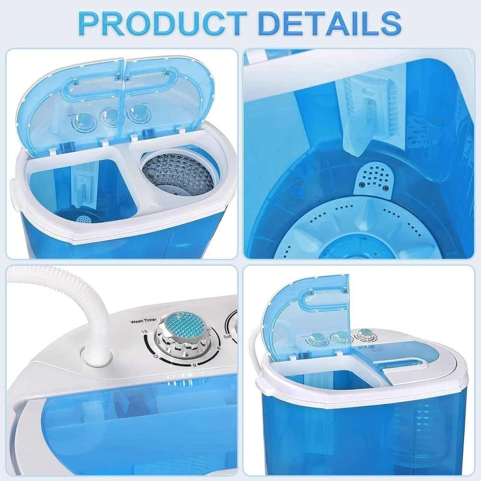 Portable Mini Twin Tub Washing Machine - photo 4
