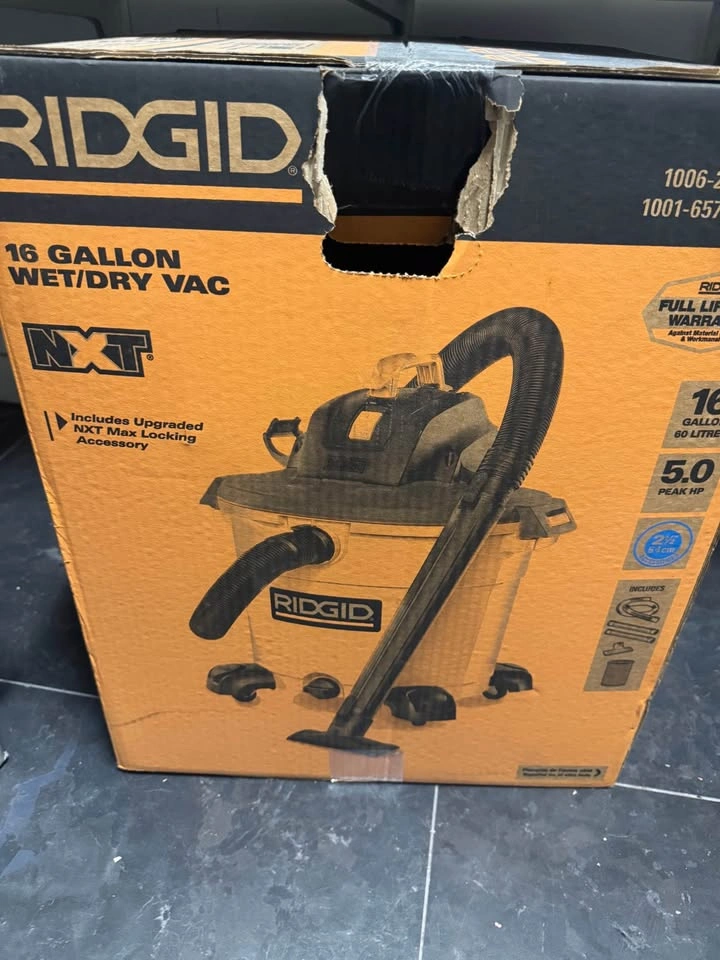RIDGID 16 Gallon 5.0 Peak HP NXT Wet/Dry Vacuum - photo 2